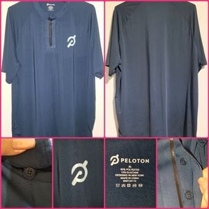 EXCELLENT PRE-OWNED CONDITION PELOTON POLO SHIRT SIZE XL